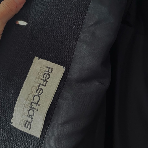 Vintage Black Military Pea Coat - Picture 5 of 7